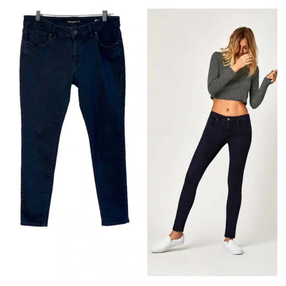 Mavi Jeans Co. Alexa‎ Mid Rise Skinny Leg Slimming Effect Color Dark Shanti - Picture 12 of 12